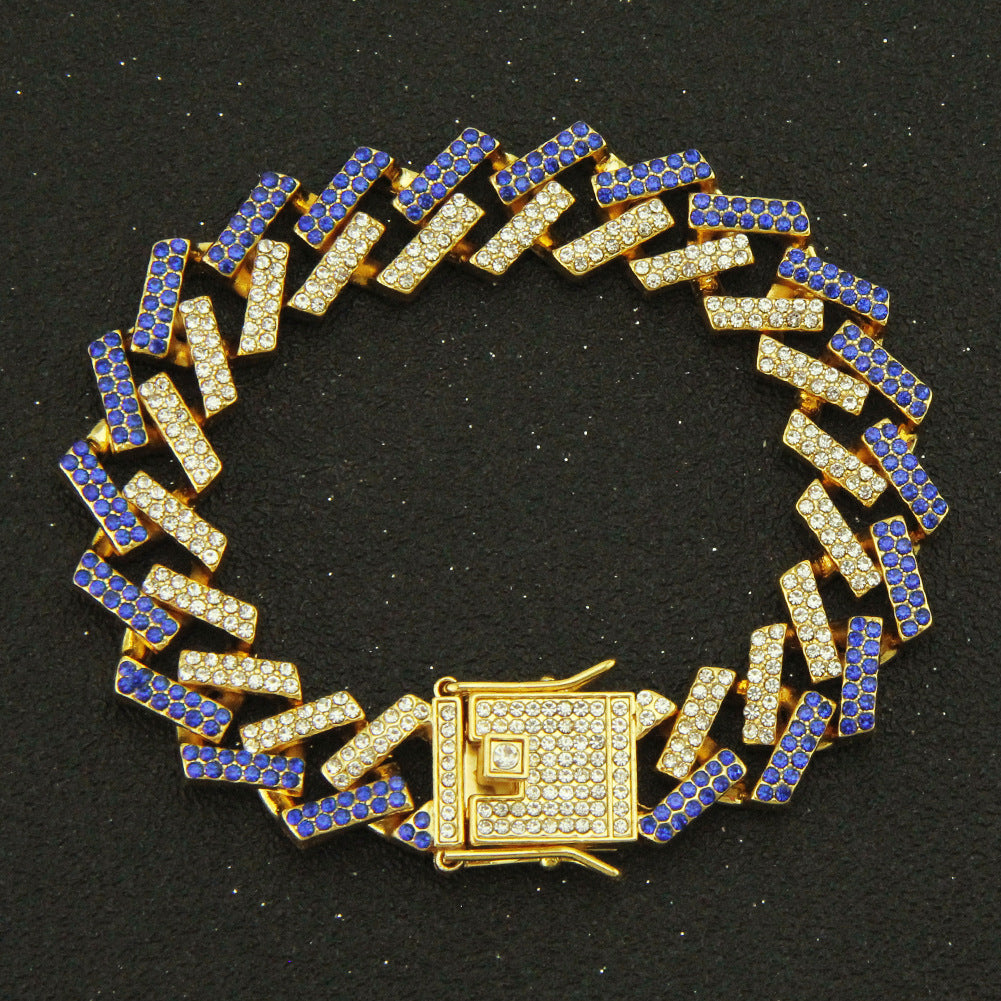 Wholesale Hip Hop Cuban Alloy Bracelet